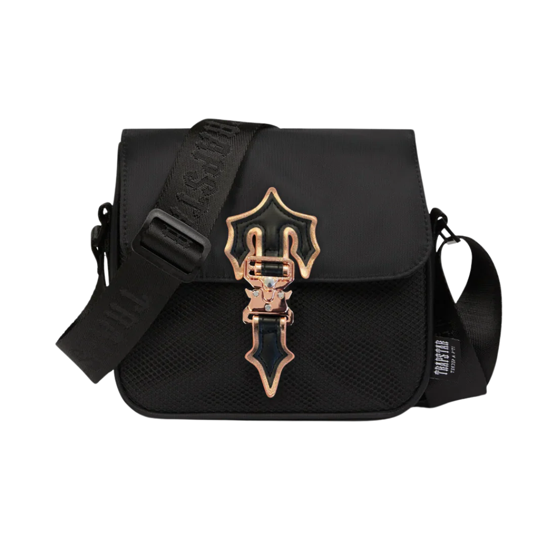 TRAPSTAR X CENTRAL CEE T BAG - BLACK / ROSE GOLD