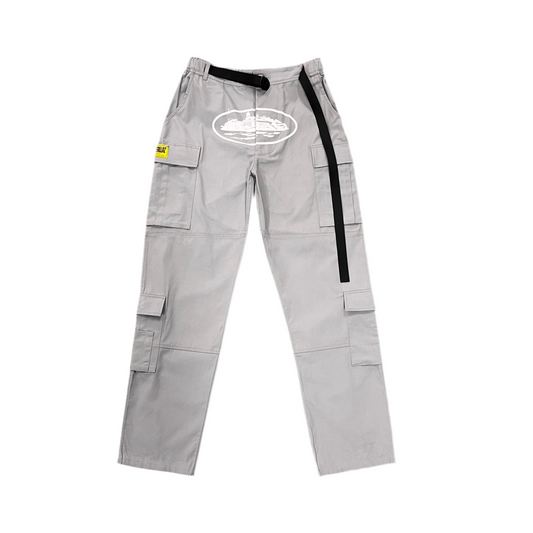 Corteiz Alcatraz Stone Grey Cargos