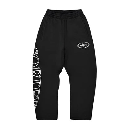 Corteiz Superior Royale Zip Jogger- Black