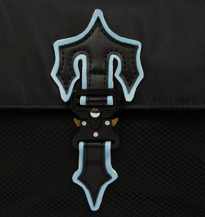 Trapstar Black & Ice Blue Irongate Messenger Bag 1.0