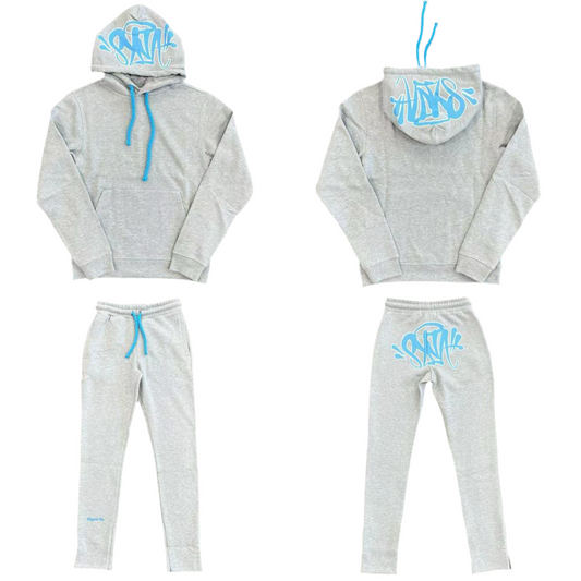 Synaworld “Syna Logo” Tracksuit - Grey / Blue