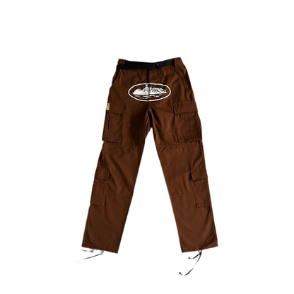 Corteiz Guerillaz* Cargo Pants Brown