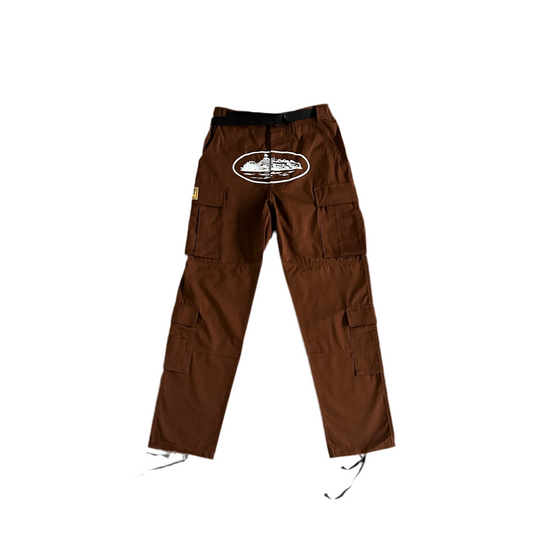 Corteiz Guerillaz* Cargo Pants Brown
